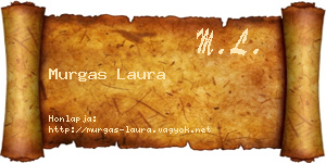 Murgas Laura névjegykártya